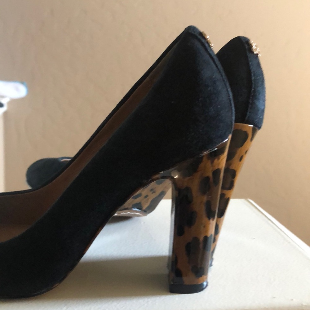 Coach leopard heel shoes size 5.5 - Picture 5 of 7